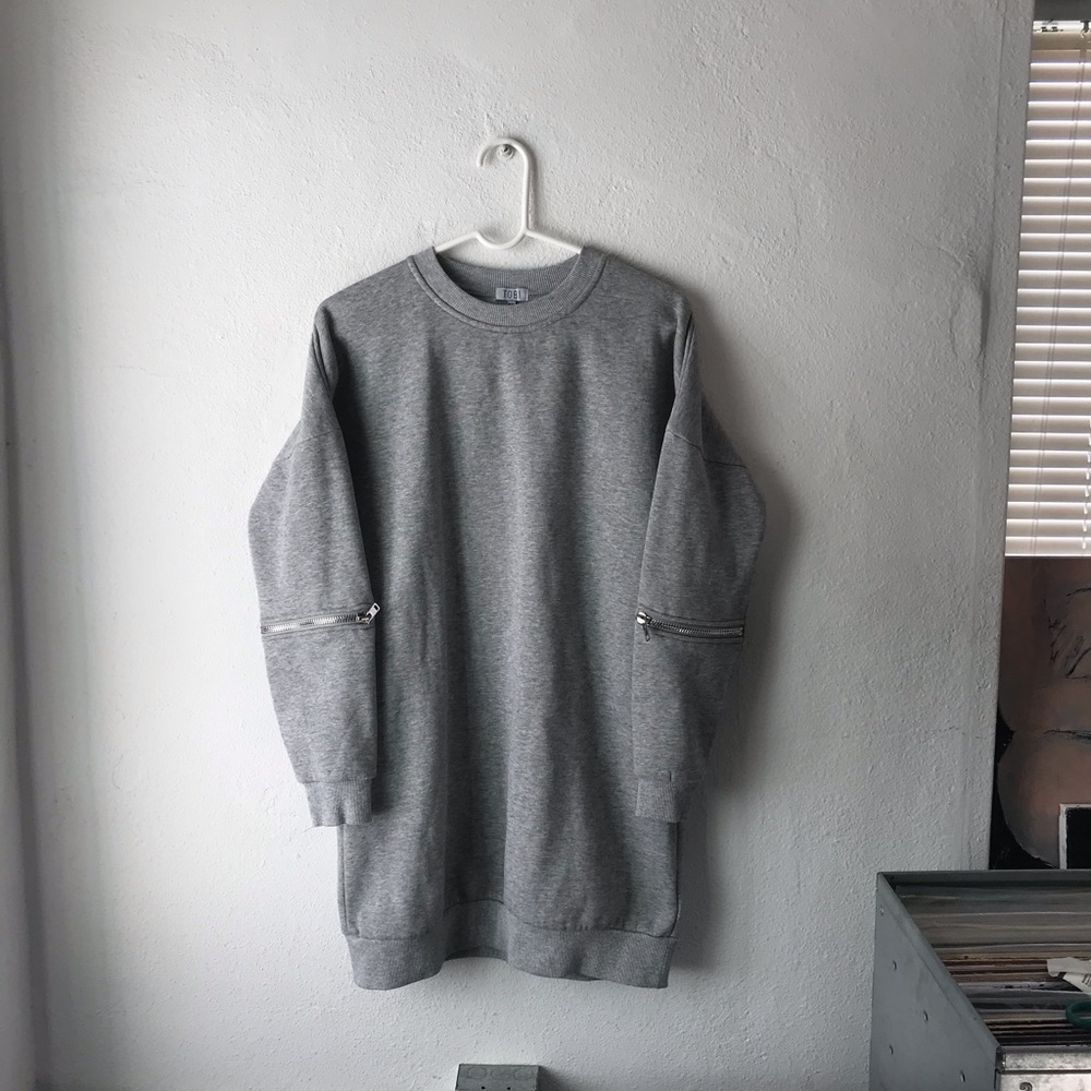 Tobi “Brooklyn” Heather Grey Sweater Dress